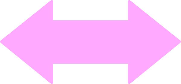 Double Ended Arrow Clip Art (600x280), Png Download