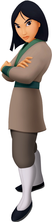 Mulan - Kingdom Hearts Mulan (281x943), Png Download