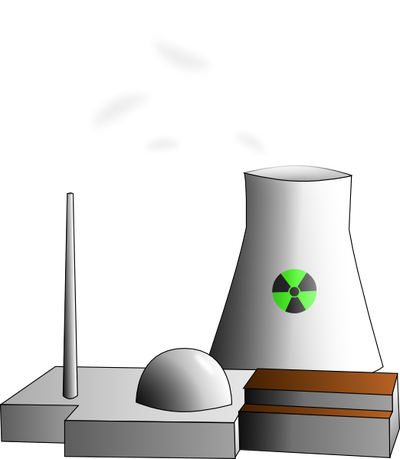 Also See Free Business Web Icons - Nuclear Power Plant Clipart (400x459), Png Download