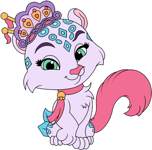 Snowpaws Is Mulan's New Leopard - Disney Princess Palace Pets Elsa (400x394), Png Download
