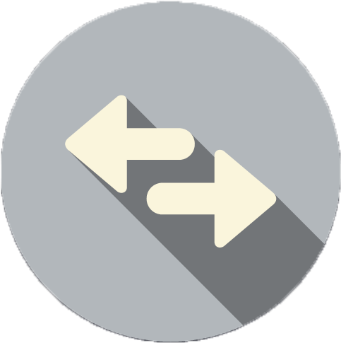 Double Arrows Icon No Background - Icon (571x535), Png Download