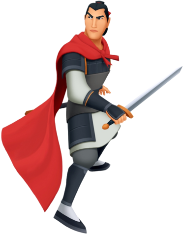 Li Shang - Kingdom Hearts Shang (380x479), Png Download