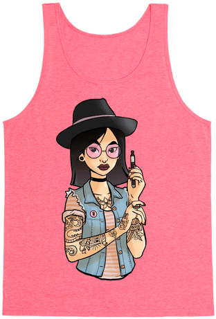 Punk Fashion Mulan Tank Top - Punk Mulan (484x484), Png Download