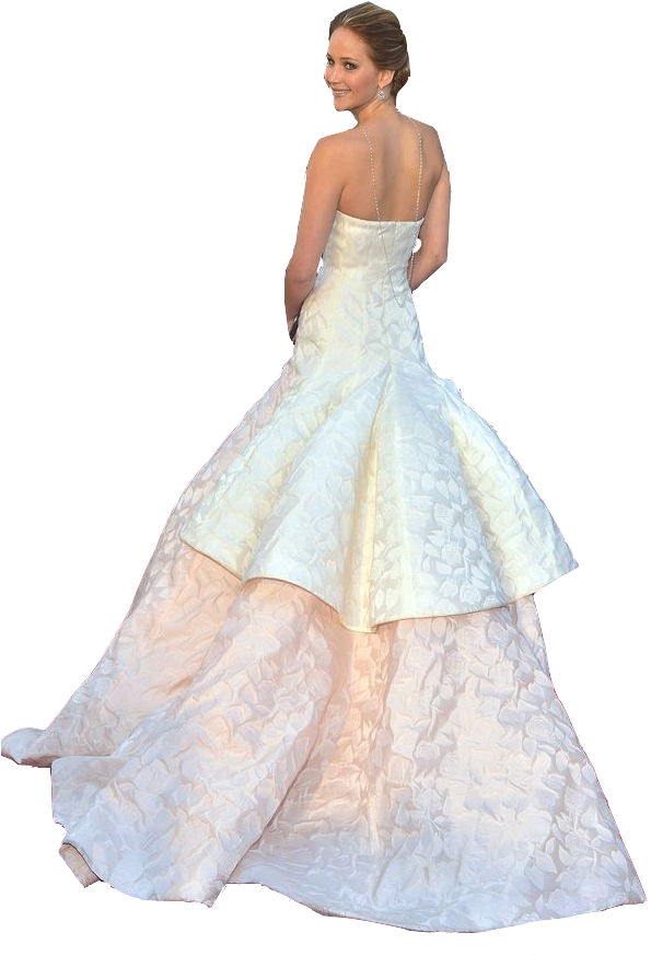 The Dolphin - Backfullness Dress (615x895), Png Download