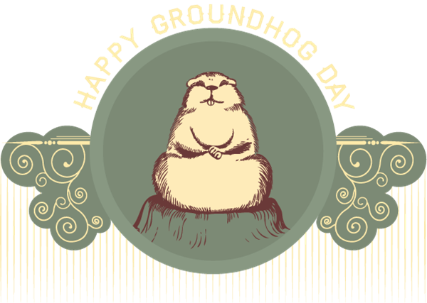Tutu On Twitter - Groundhog Day (600x427), Png Download