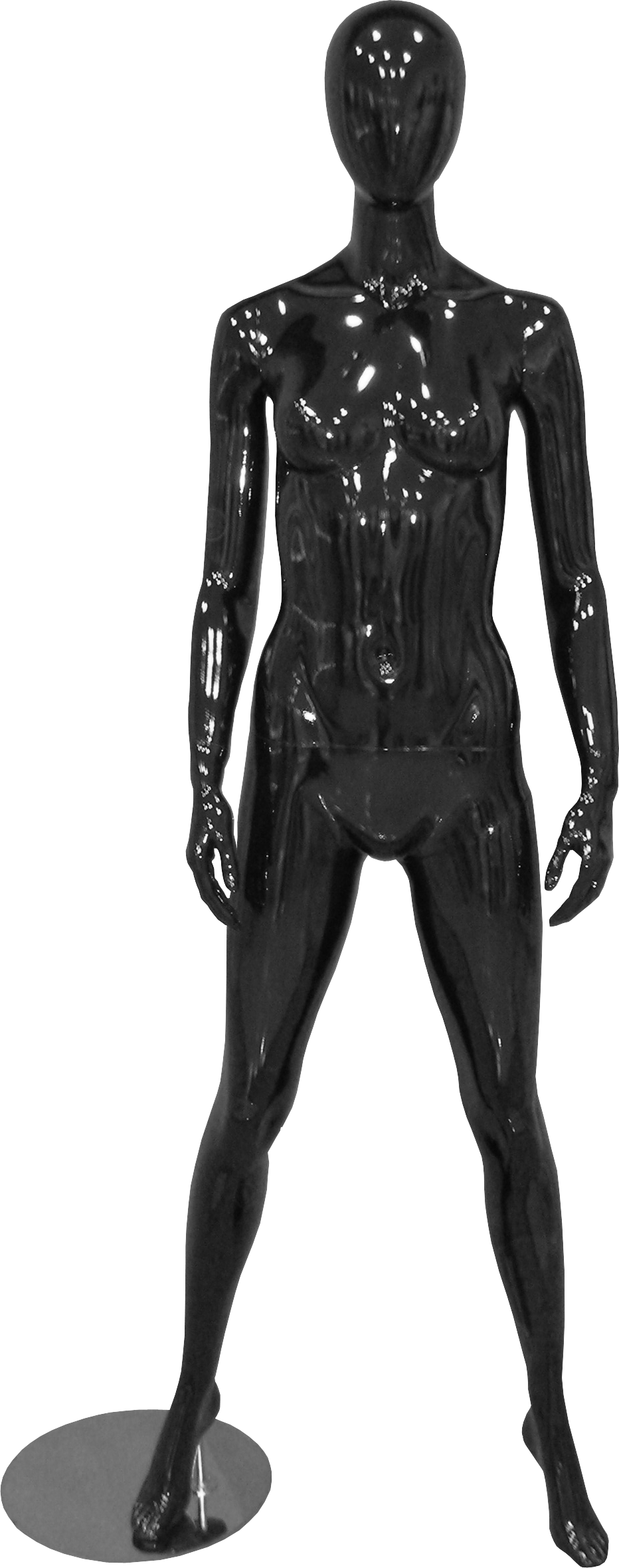 Transparent Black Mannequin Png (932x2361), Png Download