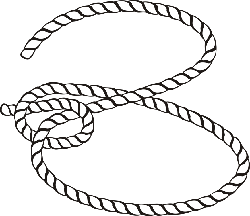 Lasso Drawing Cowboy Computer Icons Rope - Lasso Clip Art Png (871x750), Png Download