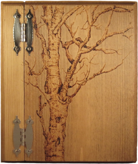 Custom Book Of Shadows, Birch Tree, Wood Covers, Made - Birch (600x600), Png Download