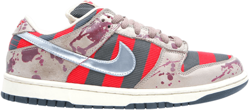 Dunk Low Pro Sb 'freddy Krueger' - Freddy Krueger Nike Sb (850x375), Png Download