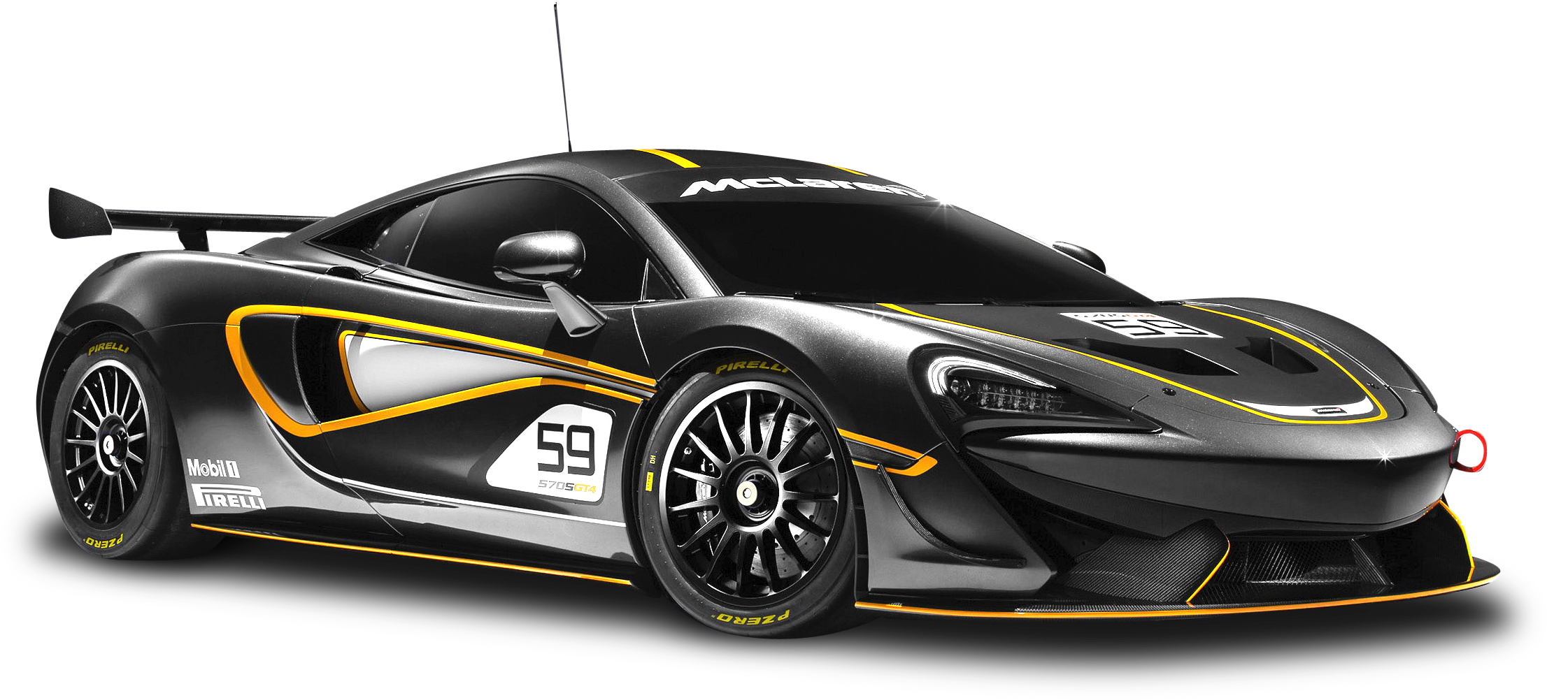 Race Car Png Photos - Mclaren 570s Gt4 (1024x501), Png Download