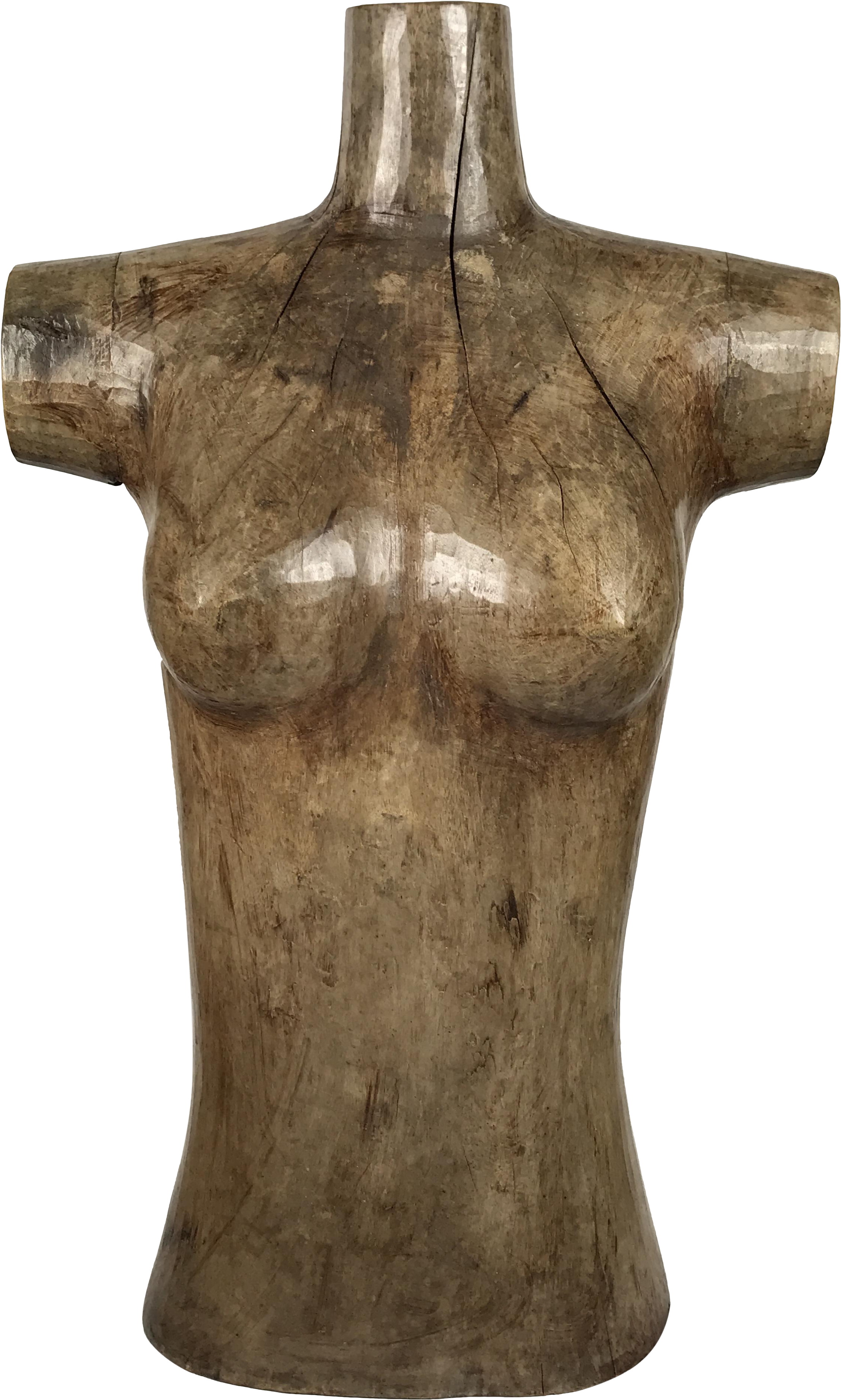 Vintage Carved Wood Mannequin On Chairish - Sales (2504x4171), Png Download