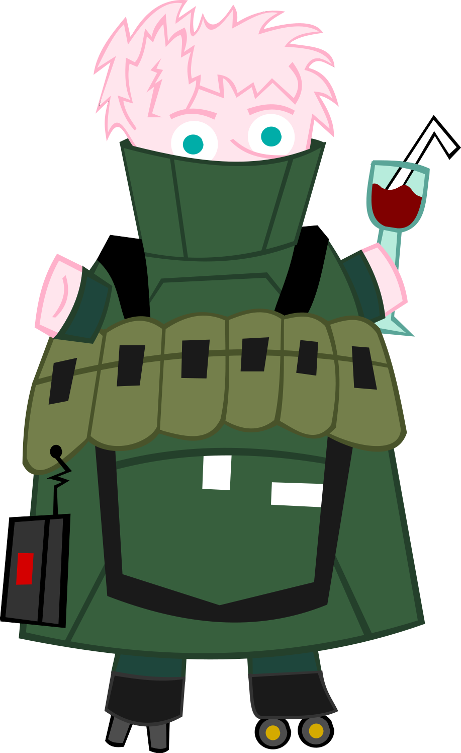 Jewelsfriend, Bipedal, Clothes, Crossover, Fatman, - Cartoon (917x1496), Png Download