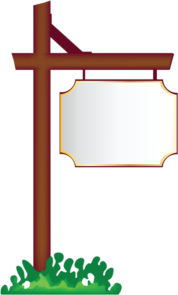 Hanging Sign Blank Sign, Pretty Backgrounds, Borders - Haning Sign Clip Art (650x1024), Png Download