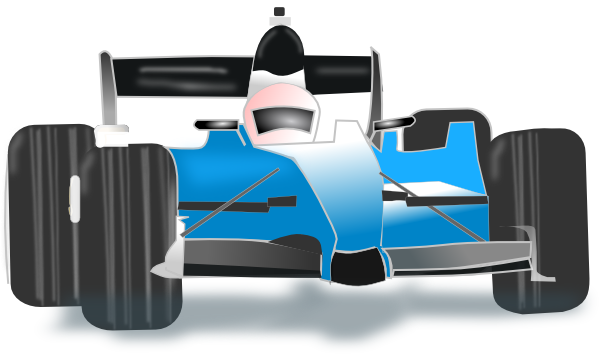 Blue Race Car Svg Clip Arts 600 X 354 Px (600x354), Png Download
