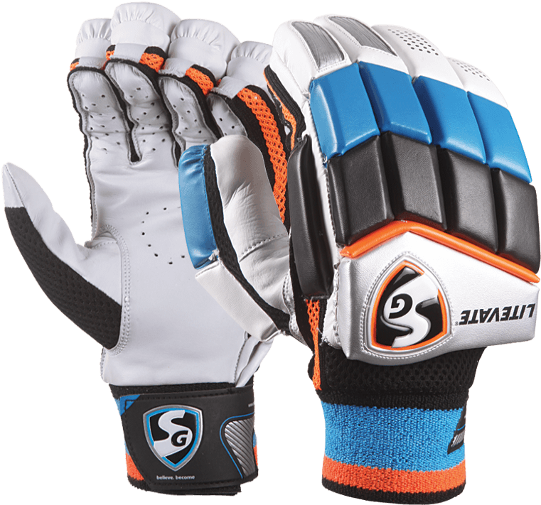 Sg Litevate Foam Finger Batting Gloves - Sg Litevate Batting Gloves (800x800), Png Download