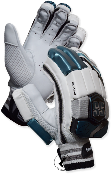 Ss Platino Cricket Batting Gloves - Football Gear (467x700), Png Download