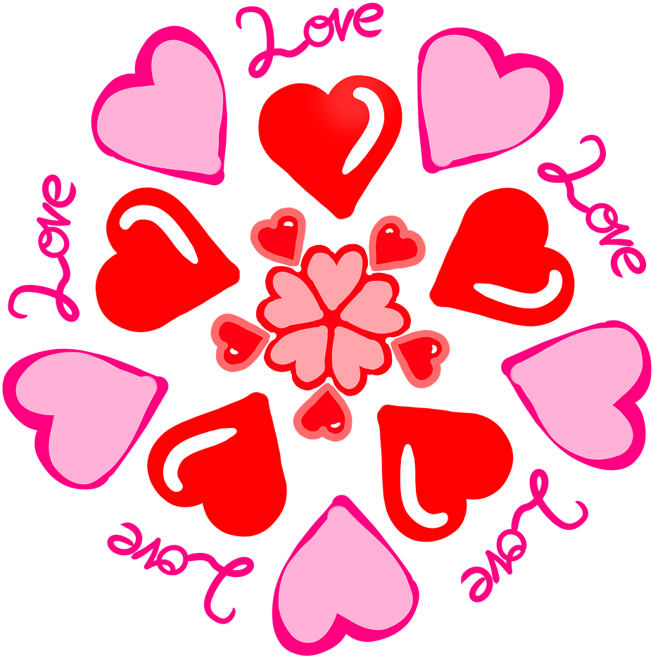 Heart Love Valentines - Valentines Day Cupid (989x1280), Png Download