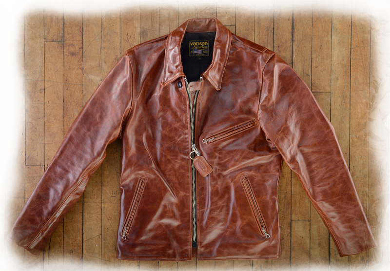 When The Vanson Steer Xl Octagon Tan Leather Royale - Leather Jacket (800x556), Png Download