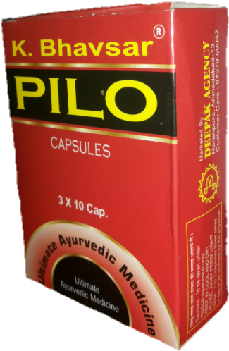 Bhavsar Pilo Capsules, 30 Capsules - Carton (549x733), Png Download