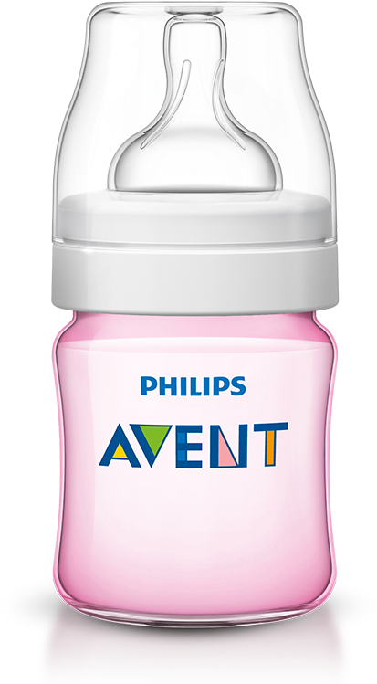 Philips Avent Classic Feeding Bottle 125ml - Avent (759x803), Png Download