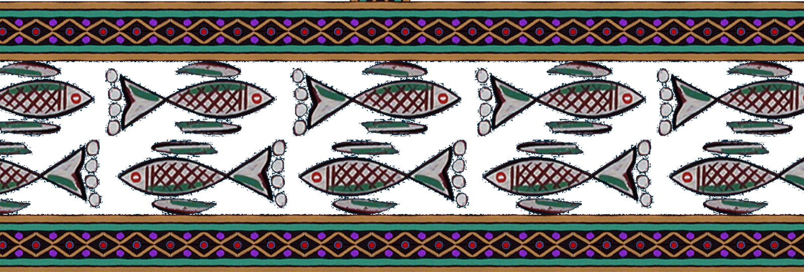 Flower Clipart Border, Flower Border, Clipart Border, - Motif (1600x542), Png Download