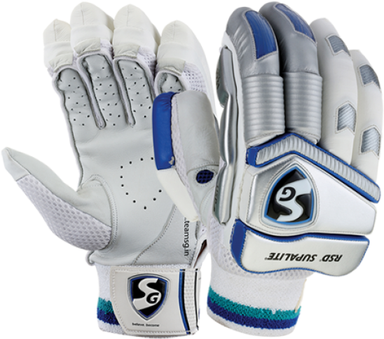 Sale Sg Cricket Batting Gloves Rsd Supalite Front Image - Sg Gloves (590x590), Png Download