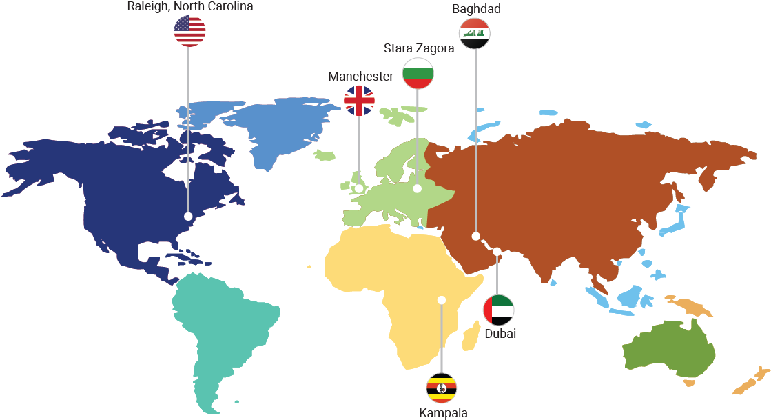 Bulgaria - San Antonio World Map (1152x639), Png Download