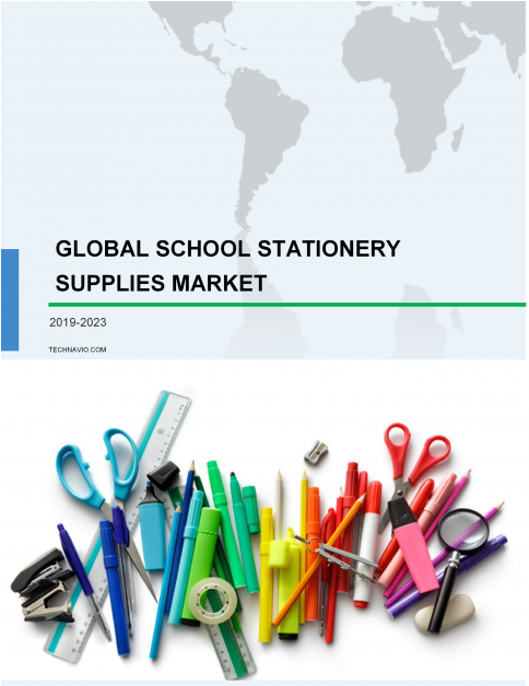 School Stationery Supplies Market Share, Size, Industry - Graphic Design (1200x627), Png Download