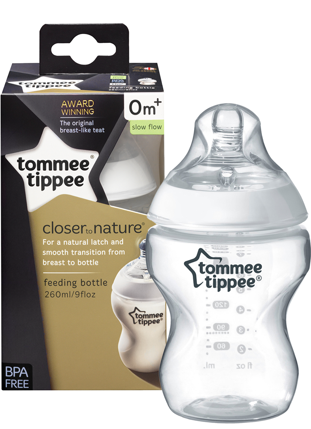 Tommee Tippee Ctn Pp Bottles - Closer To Nature Bottles (2000x2000), Png Download