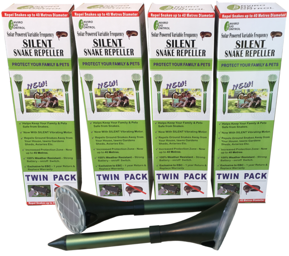 Ebc New Silent Solar Snake Repeller Rural Block 8 Pack - Pest (600x600), Png Download