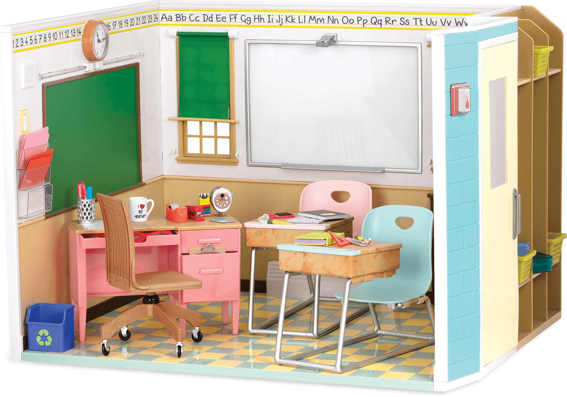 Awesome Academy School Room Playset For 18-inch Dolls - Our Generation Awesome Academy (2100x2100), Png Download
