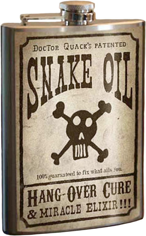Trixie And Milo Snake Oil - Snake Oil Flask (600x800), Png Download