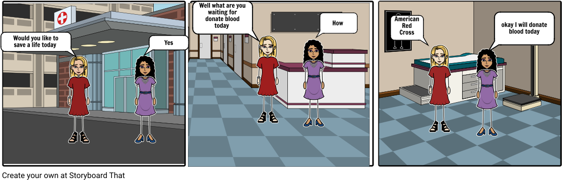 Donating Blood - Barriers To Communication Storyboard (1164x385), Png Download