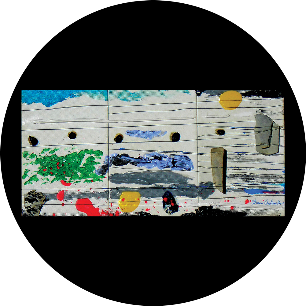 Abstract Paintings - Circle (1200x1200), Png Download