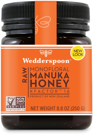 Wedderspoon Organic - Raw Manuka Honey (600x600), Png Download