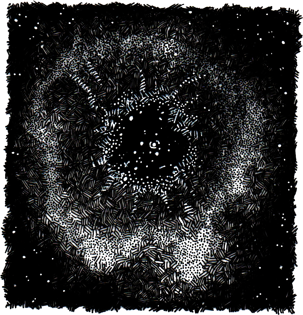 Dark Matter Detection From Gravitational Lensing - Visual Arts (1089x1134), Png Download