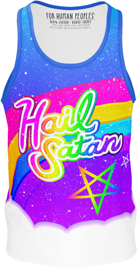 Hail Satan - Active Tank (1024x1024), Png Download