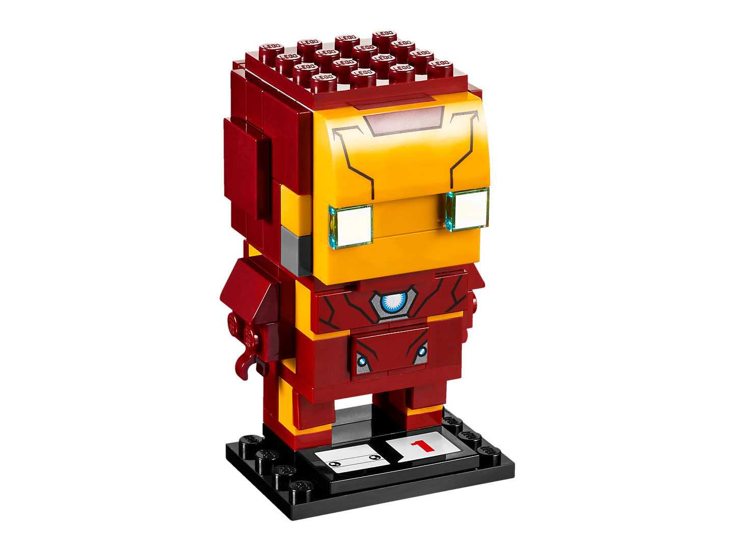 Lego® Iron Man - Lego Brickheadz Iron Man (1920x1080), Png Download