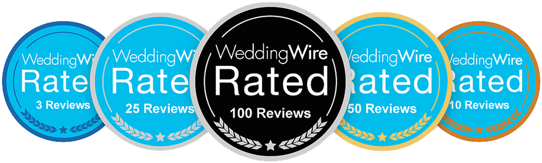 Click Here To Read Our Past Clients Reviews - Wedding Wire (1153x366), Png Download
