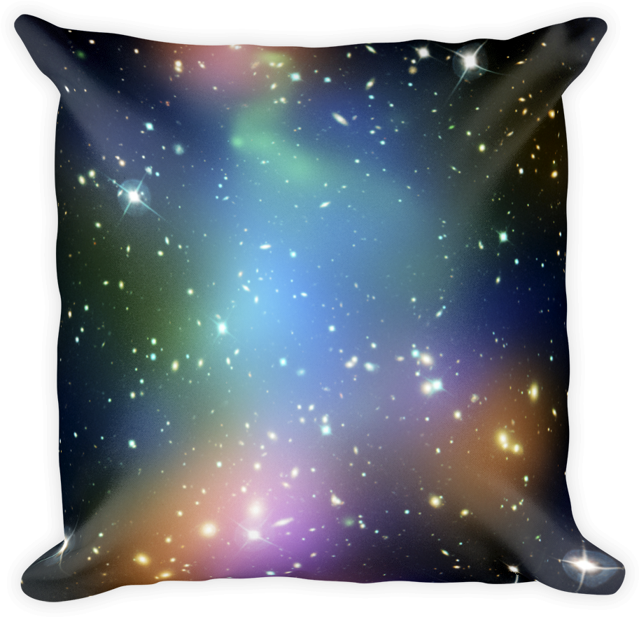 Dark Matter Pillow - Throw Pillow (1000x1000), Png Download