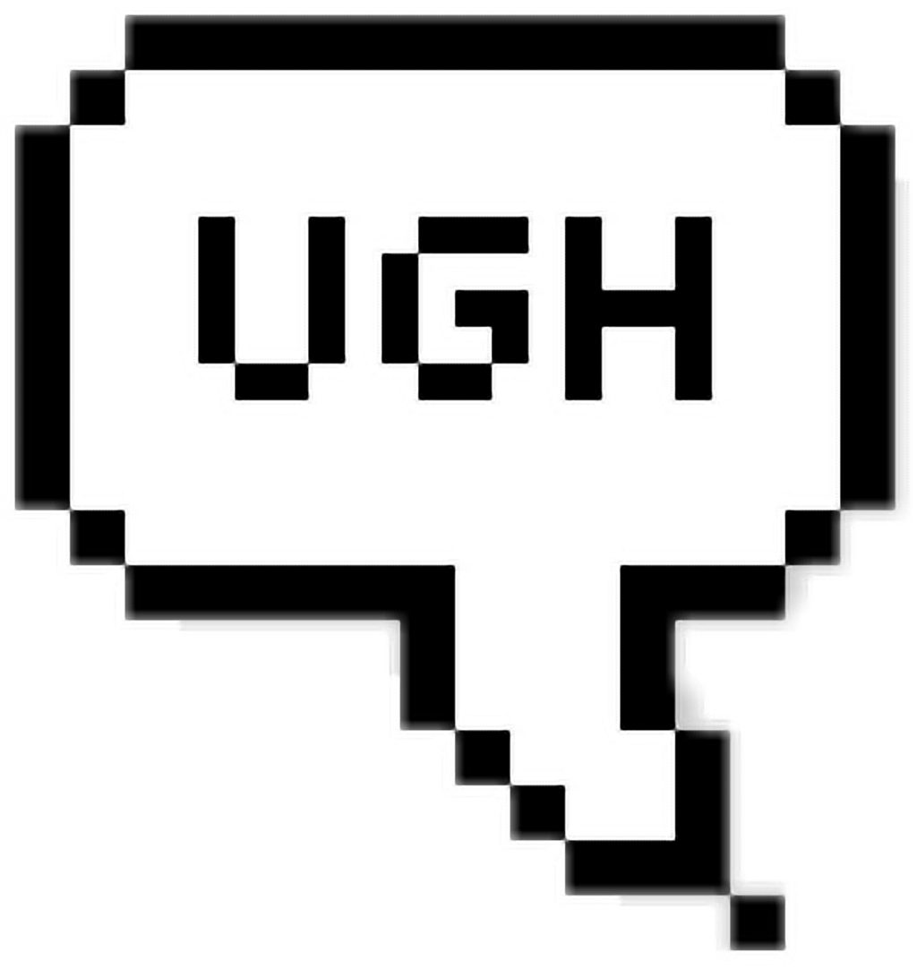 Ugh Sticker Pixel Tumblr Speechbubble Pixelspeechbubble - Noice Toit Brooklyn 99 (1024x1082), Png Download