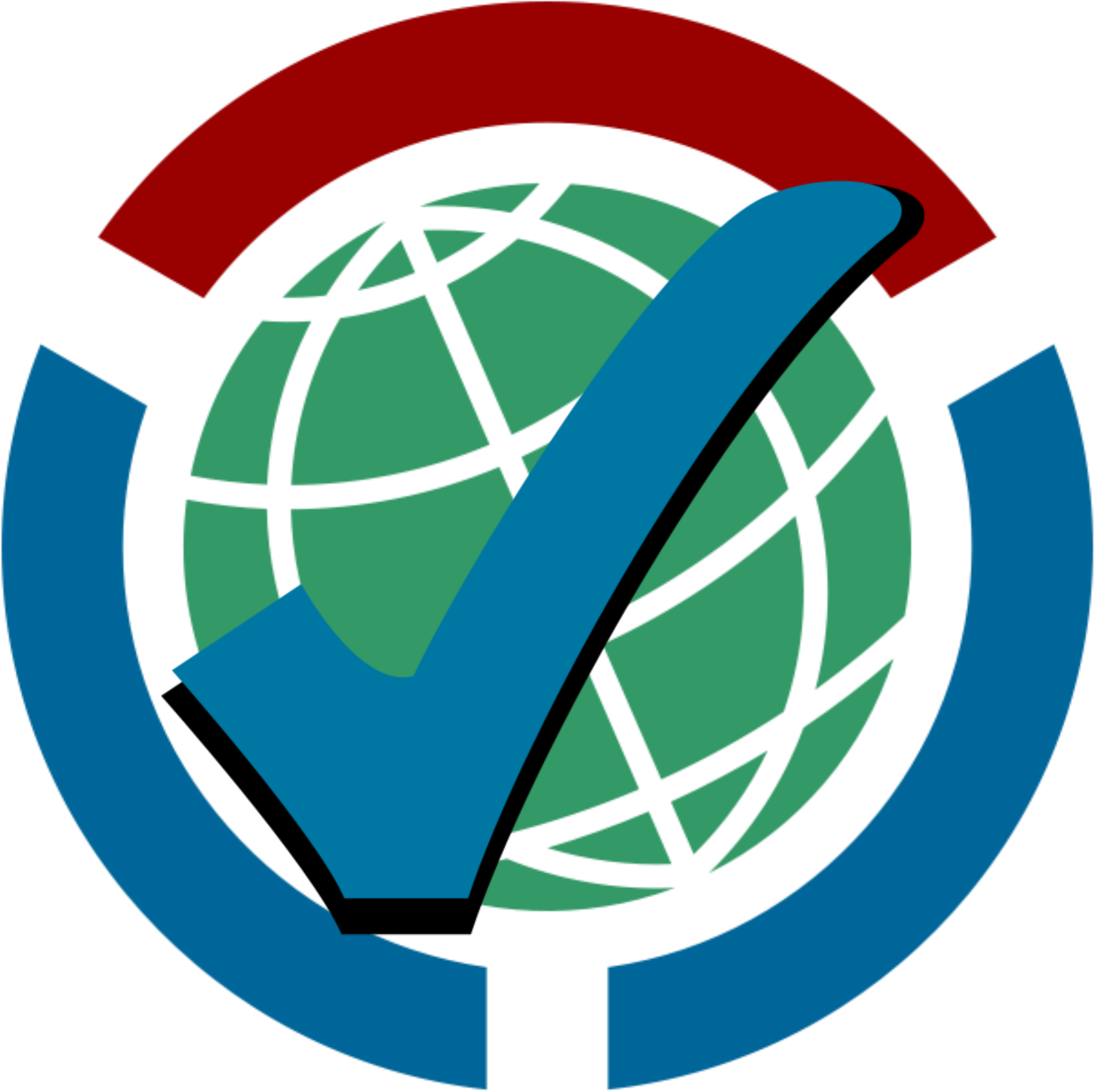 Meta Wiki Confirmed 2000px - Globalisation Symbol (2000x1825), Png Download