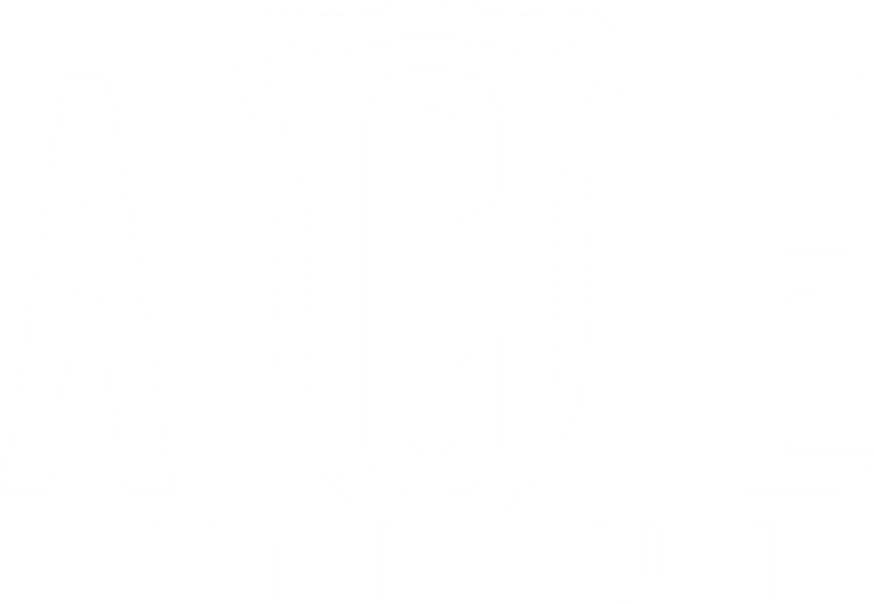 Ace Dental Studio Logo - Calligraphy (3072x1172), Png Download