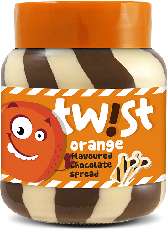 Twist Orange - Banana Chocolate Paste (700x840), Png Download