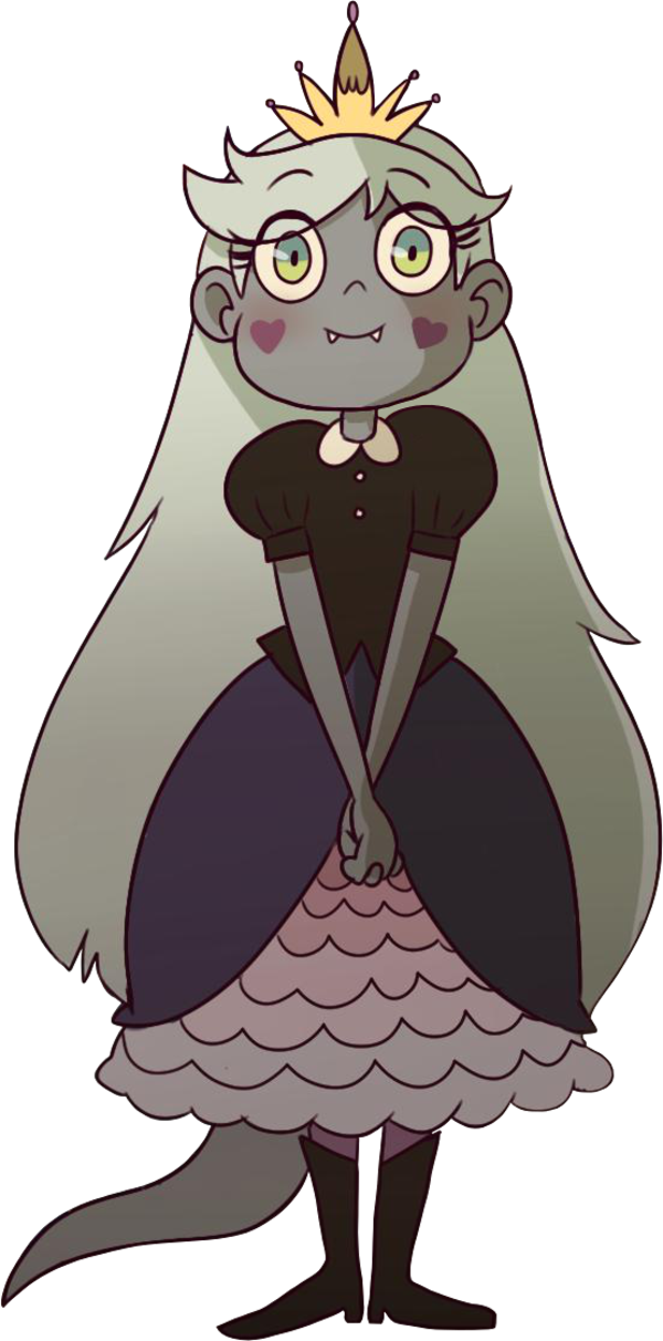 Monstar Royal Portrait - Svtfoe Monster Star Au (600x1212), Png Download