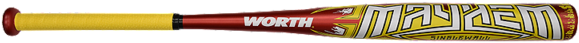 Worth Mayhem Softball Bat 34 Inch 26 Oz 2 1/4" Nsa - Softball (640x640), Png Download