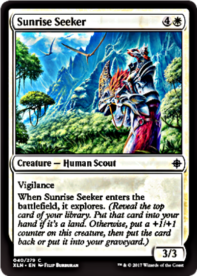 Sunrise Seeker Ixalan English Foil - Magic: The Gathering (560x560), Png Download