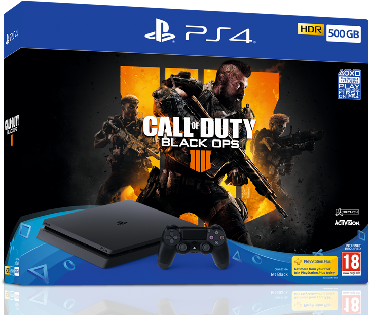 Call Of Duty - Ps4 Slim Call Of Duty Black Ops 4 (960x660), Png Download