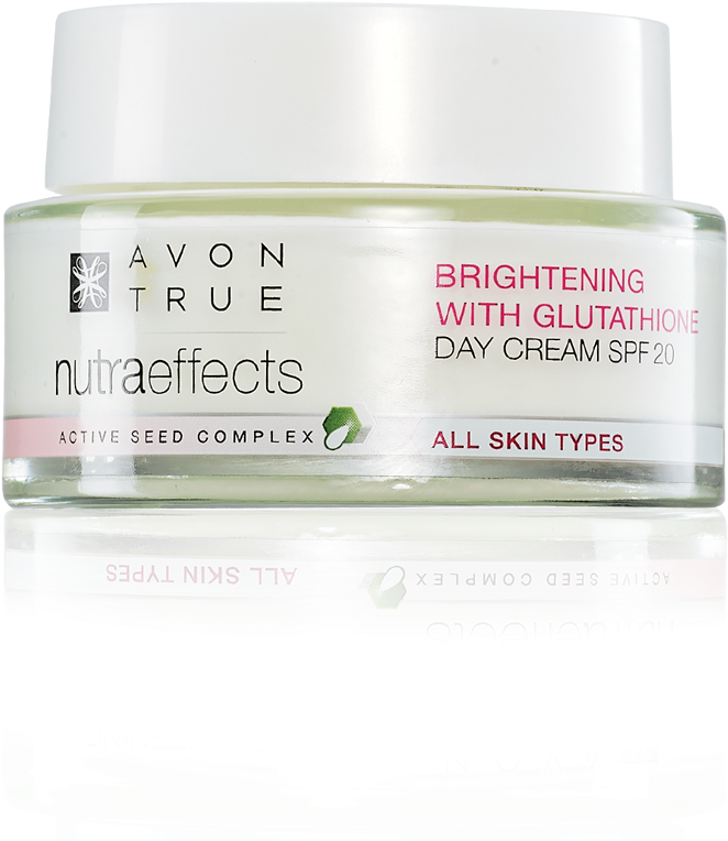 Avon True Nutraeffects Brightening With Glutathione - Cream (1024x1024), Png Download