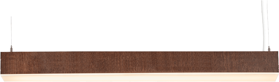 Rox Rectangle Linear Pendant - Plywood (1000x425), Png Download